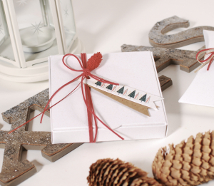Boîte à bijoux avec décoration de Noël