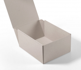 Boîte rectangulaire à monter soi-même en carton écologique rigide