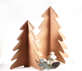 Arbre de Noël en carton