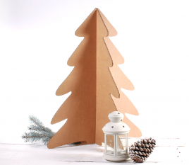 Arbre de Noël en carton