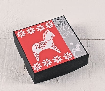Kit de tampons "Petit cheval de Noël"