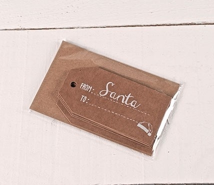 Étiquettes cadeaux imprimées FROM Santa