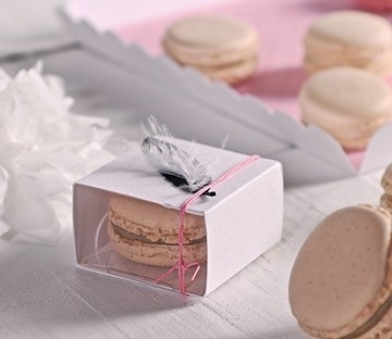 Boîtes pour offrir un macaron