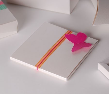 Boîte pour CD avec Papillon Décoratif