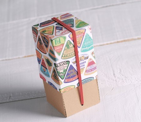 Boîte Verticale avec Couvercle Imprimé