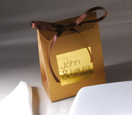 Sac pour un détail de mariage