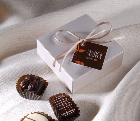 Boîte Blanche pour Souvenirs de Mariage