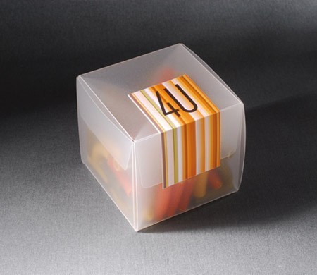 Petite boîte semi-transparent pour des événements 