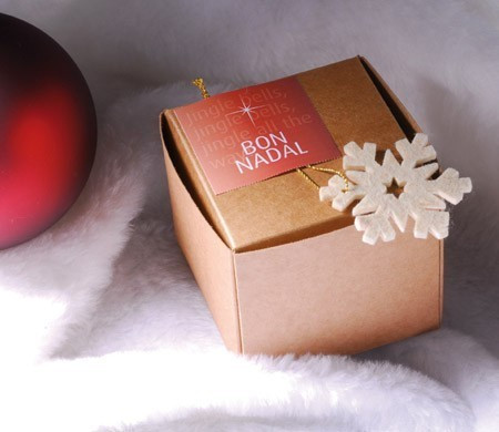Petite boîte automontable pour Noël Petite boîte automontable pour Noël