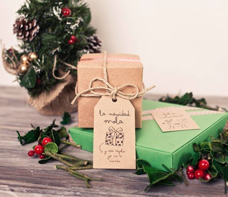 Emballage original de Noël