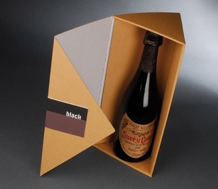 Boîte en carton pour une bouteille Boîte en carton pour une bouteille