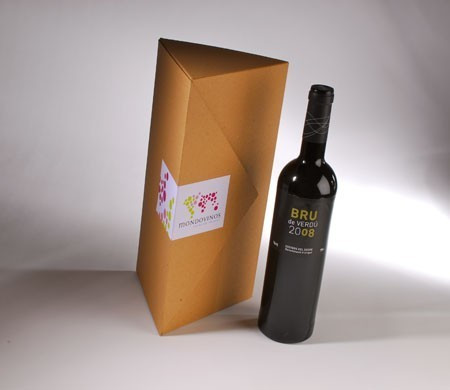 Boîte originale pour des bouteilles