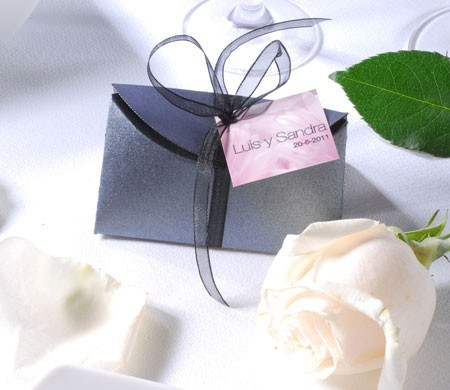Boîte Argentée pour Souvenirs de Mariage