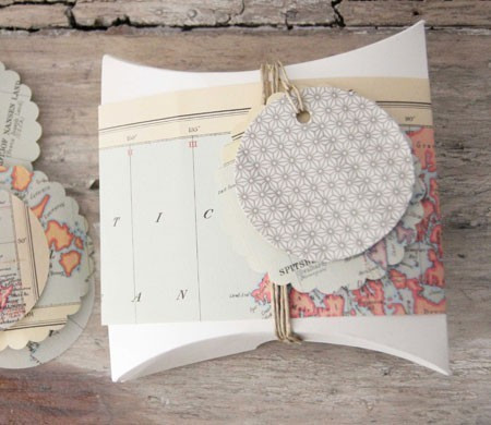 Boîte avec Décoration Vintage