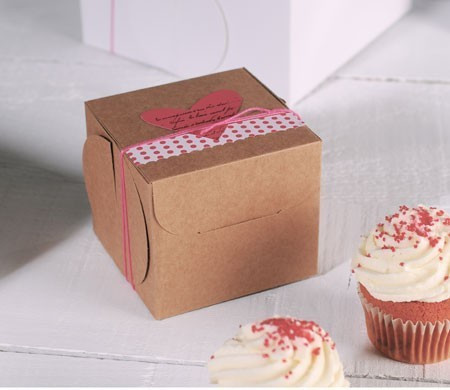 Boîte pour un Cupcake Décorée