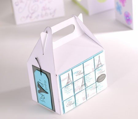 Boîte Pique-Nique Décorée Scrapbooking