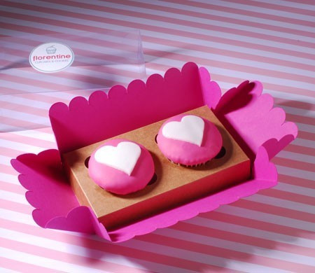 Boîte pour deux cupcakes...