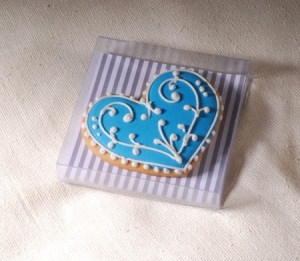 Boîte à cookies transparente