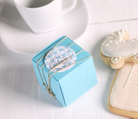 Mini Boîte Cadeau Turquoise
