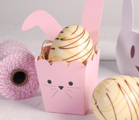 Boîte à Pop-Corn avec des Oreilles de Lapin Boîte à Pop-Corn avec des Oreilles de Lapin