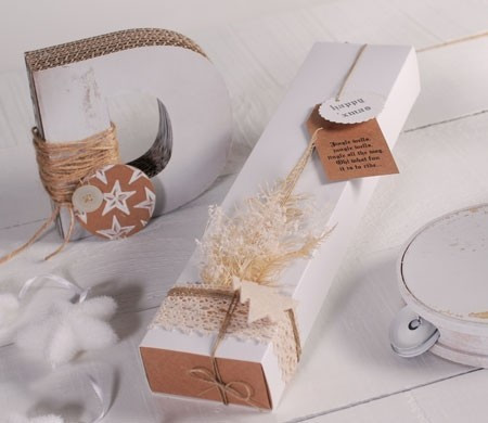 Boîte Cadeau de Noël Élégante