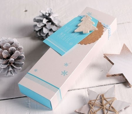 Boîte Cadeau de Noël Imprimée