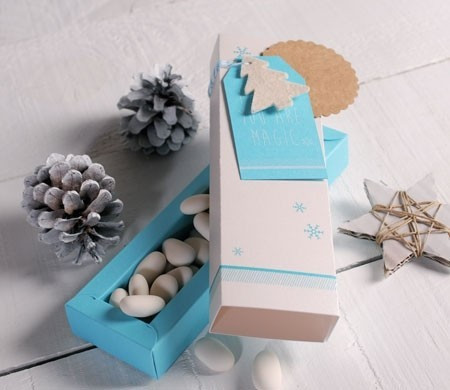 Boîte Cadeau de Noël Imprimée Boîte Cadeau de Noël Imprimée