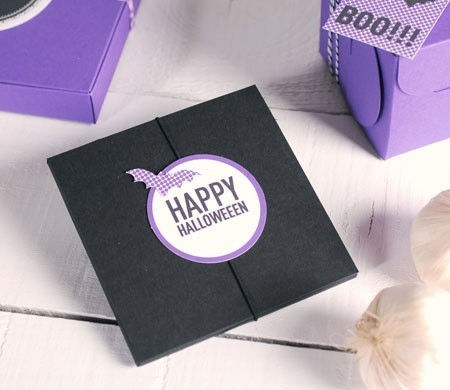Boîte pour Invitation Fête d'Halloween