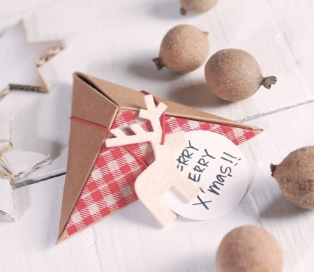 Boîte Cadeau de Noël Pyramidale