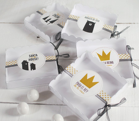 Petite Boîte Cadeaux Bijoux pour Noël