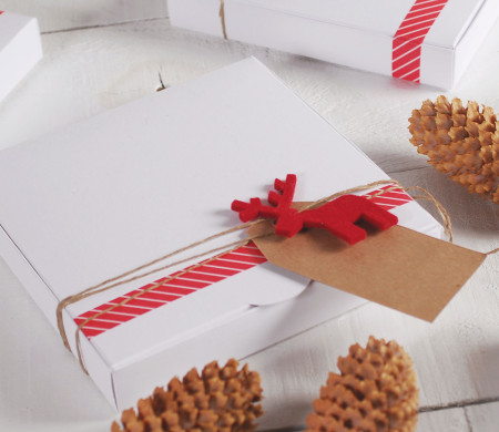 Boîte Cadeau Originale avec Décoration