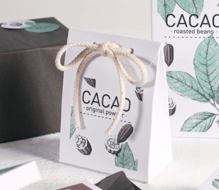 Boîte Allongée Imprimée pour Chocolats