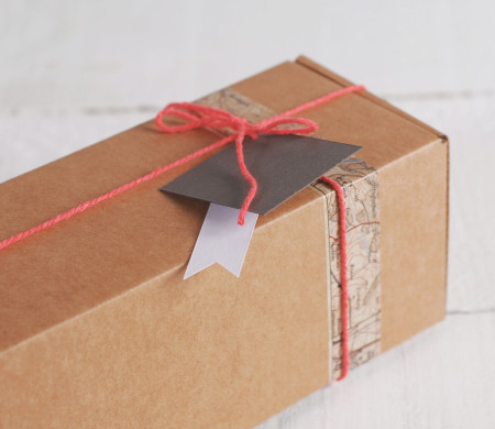 Idée Décorative pour une Boîte d'Envoi Postal