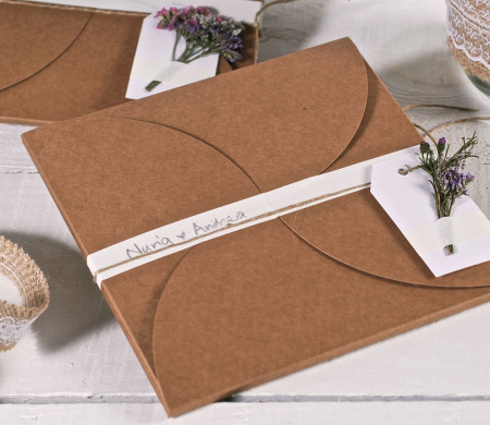 Boîte pour Invitation de Mariage