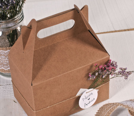 Boîte de Pique-Nique Décorée pour Mariages ou Fêtes