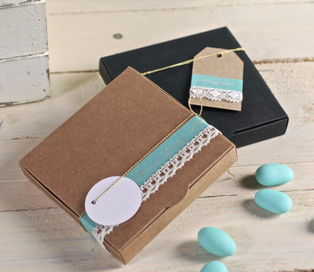 Coffret cadeau carré avec...