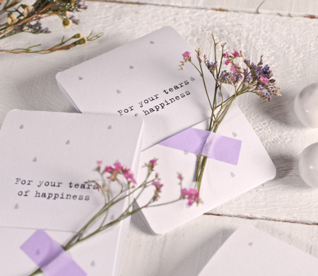 Petite Boîte pour Mouchoir pour Mariages ou Célébrations