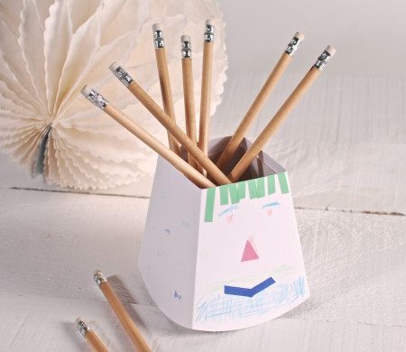 Porte-crayon à Décorer avec les Plus Petits