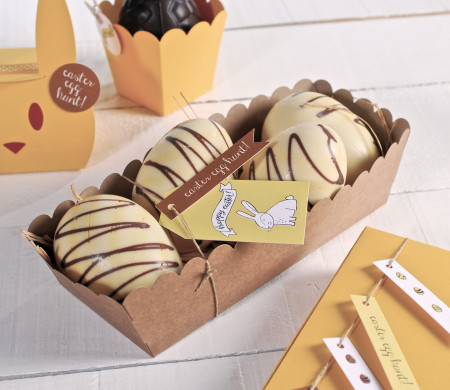 Barquette décorée pour Pâques