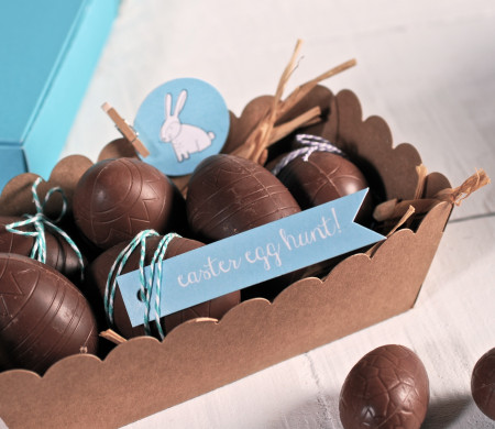 Barquette en carton pour œufs en chocolat Barquette en carton pour œufs en chocolat