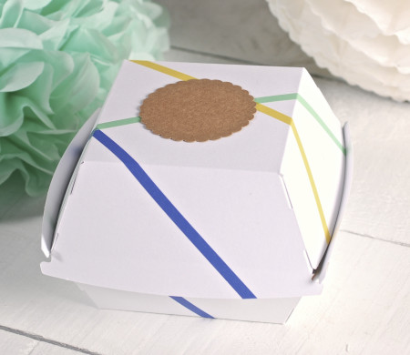 Boîte d'Hamburgers Décorée