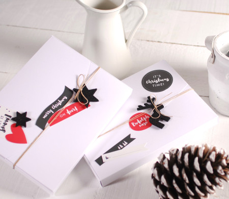 Boîte de Noël pour photos