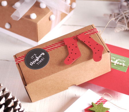 Boîte allongée de Noël