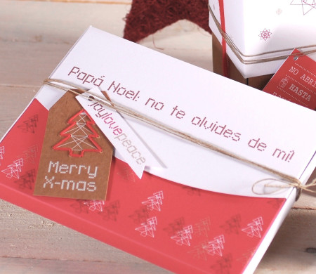 Boîte pour Photos avec Motifs de Noël Boîte pour Photos avec Motifs de Noël