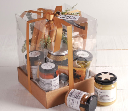 Panier de Noël avec Couvercle