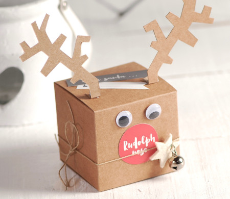 Boîte de Rudolf pour Noël 
