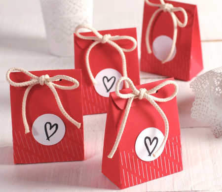 Petit Sac Rouge avec Cœur Petit Sac Rouge avec Cœur