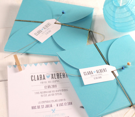 Invitations Originales pour Mariages. Boîtes en Plusieurs Couleurs ! 