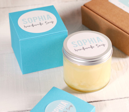 Petite Boîte Personnalisée pour Bougies Aromatiques