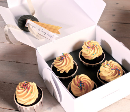 Boîte pour Offrir des Cupcakes